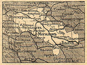 Карта Подольской Губернии
