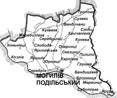 Карта Могилёв-Подольского района